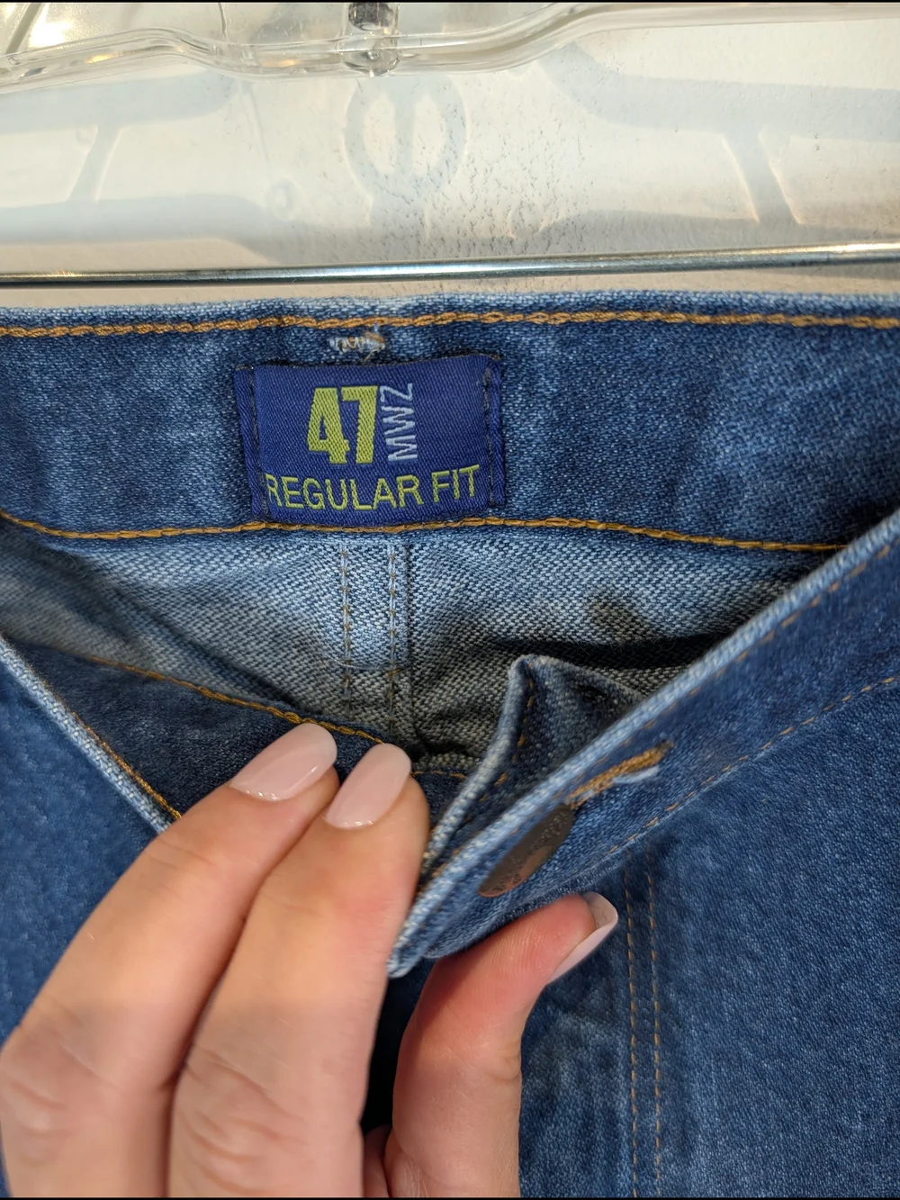 Wrangler 47 MWZ REGULAR FIT Straight-Leg Jeans, Size 36x34